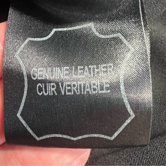 Arma Men's Black Leather Jacket Size Medium - Picture 8 of 10